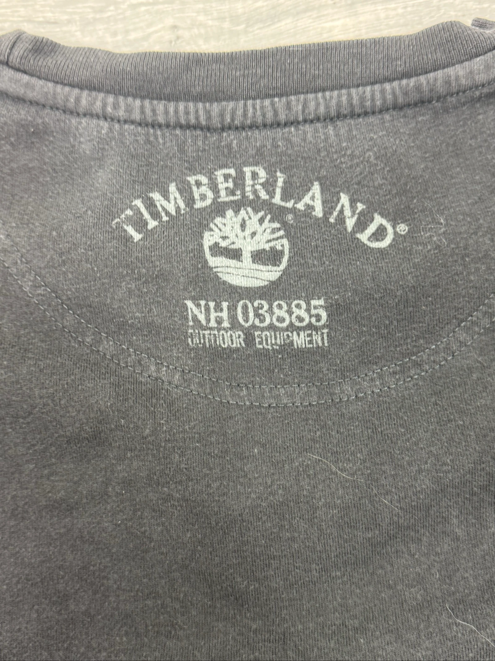 Timberland Explore T-shirt Lange Mouwen Zwart Logo Outdoor Heren S Vintage Streetwear Katoen – photo 7